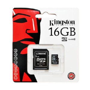 Tarjeta de memoria 16 GB Kingston Micro SD Class10 | Adaptador