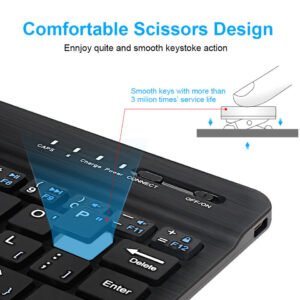 Mini teclado inalámbrico Bluetooth