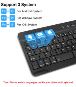 Mini teclado inalámbrico Bluetooth