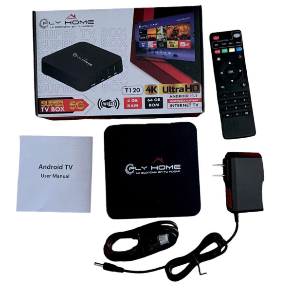 Convertidor a Smart TV Box Android Fly Home T120